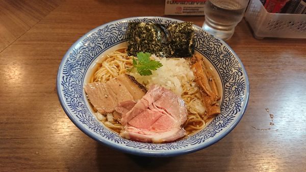 「極上煮干しそば」@煮干しつけ麺 宮元の写真