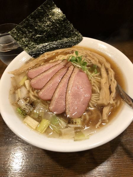 「濃厚鴨醤油らぁ麺750円」@Soupmenの写真
