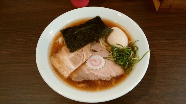 「醤油味玉ら～めん¥880-(中盛200g)」@麺や 河野の写真