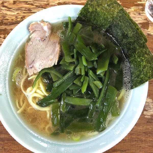 「ラーメン+茎わかめ」@まこと家の写真