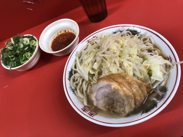 「ラーメン 半分」@ラーメン二郎 京都店の写真