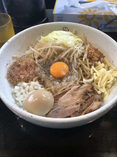 「まぜそば」@まるぶし とんやの写真