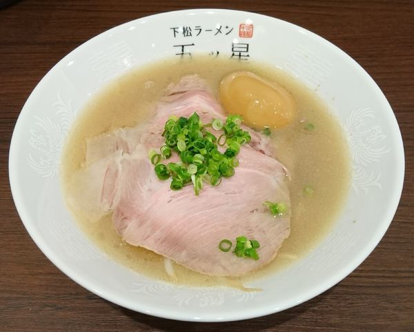 「ラーメン(並)＋味玉」@下松ラーメン 五ッ星の写真