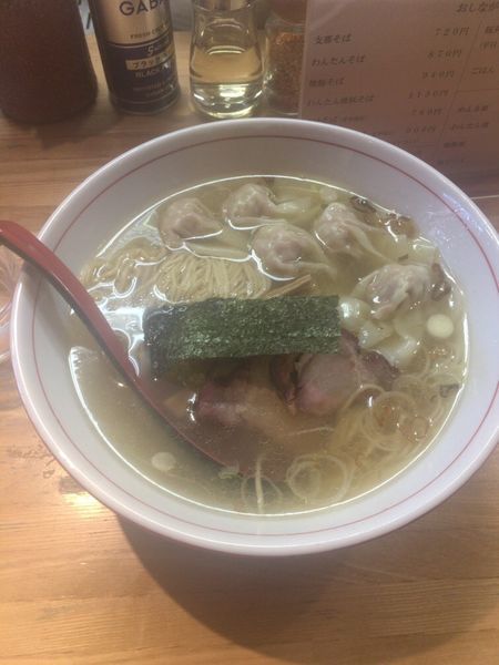 「わんたんしお」@支那そば なかじまの写真