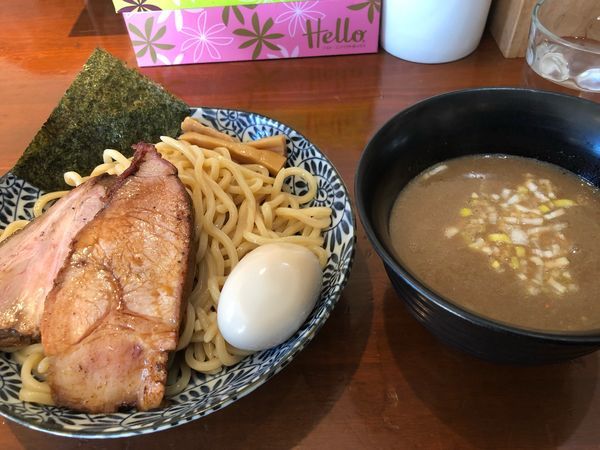 「つけそば800円、味玉100円、チャーシュー1枚増し100円」@ジュンタの写真