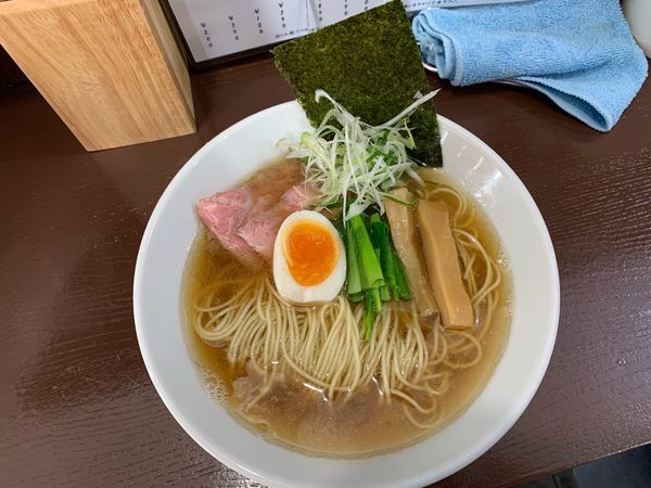 「中華そば醤油（並）790円」@中華そば うお青の写真