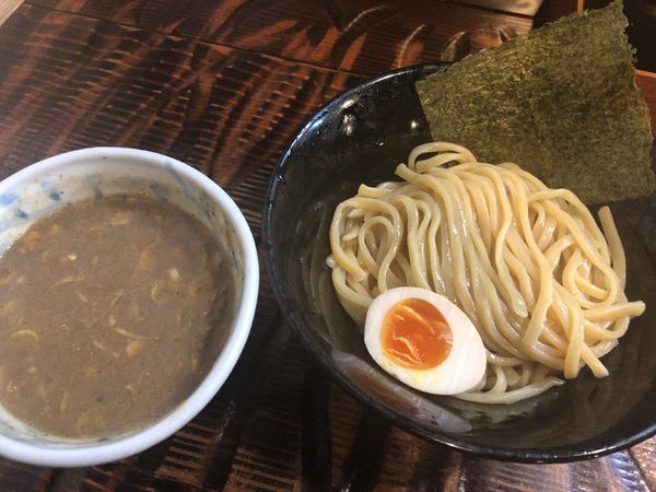 「つけ麺小＋味玉 870」@つけめん・らーめん活龍 竹園店の写真