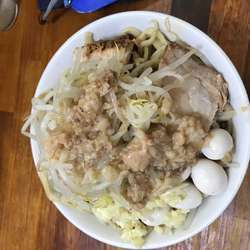 小ラーメン麺増 ニンニクアブラ増しヤサイ