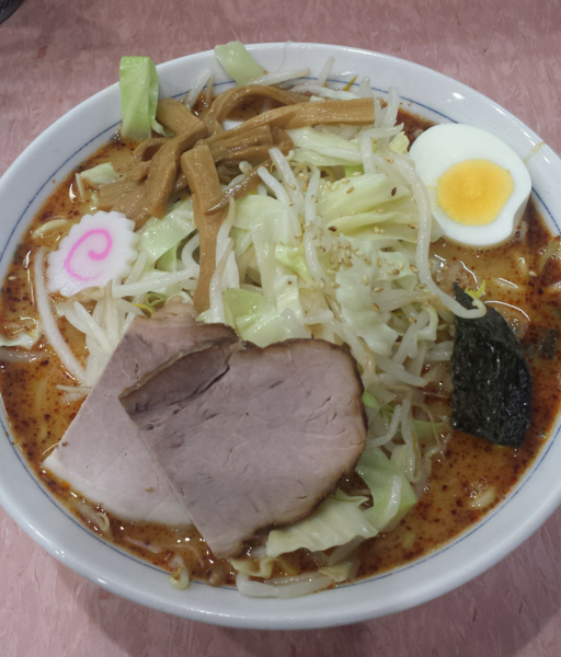 「野菜ラーメン830円坦坦変更50円(麺カタメ)」@所沢大勝軒の写真