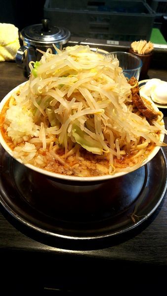「中ラーメン640円麺200g増量100円ゆで卵無料」@麺屋 婆娑羅の写真