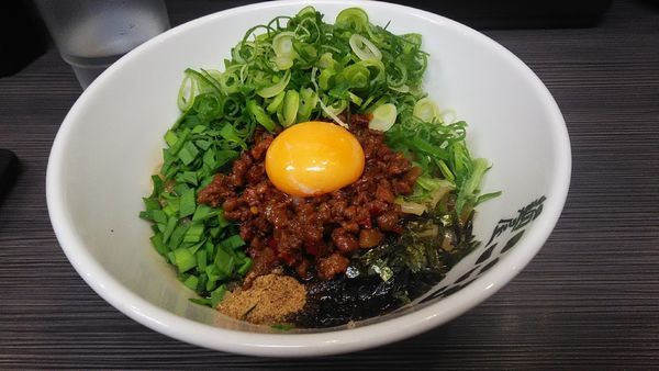 「九条ねぎ増し台湾混ぜそば」@麺屋 こころ 蒲田店の写真