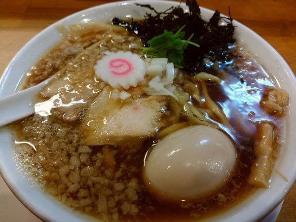 「ワハハ煮干味玉そば850円」@中華そば ムタヒロ 大阪福島店の写真