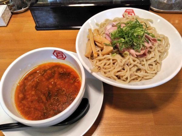 「旨辛つけ麺」@百年本舗 沖縄浦添店の写真