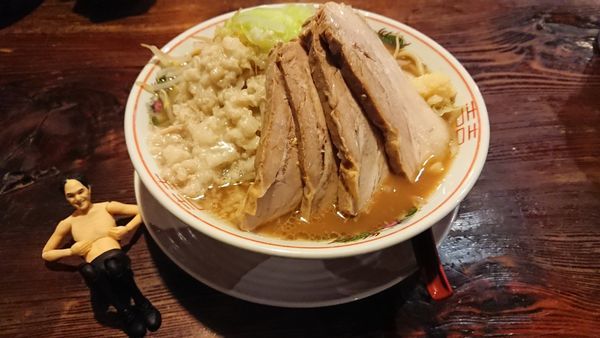 「豚そば750円+他」@水戸中華そば むじゃき食堂の写真