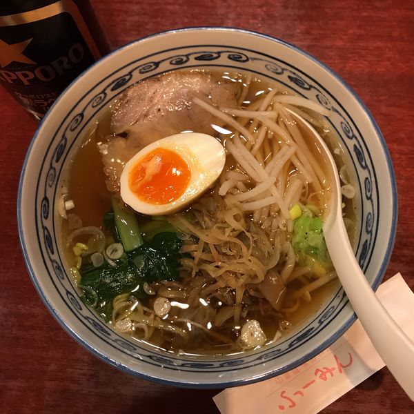 「ザーサイ入りふーみんそば（小）」@ふーみんの写真