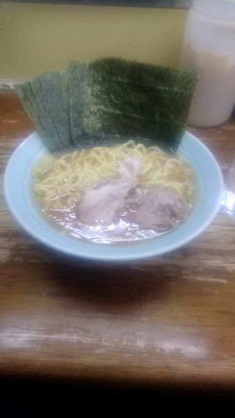 「ラーメン かため 海苔まし」@まこと家の写真