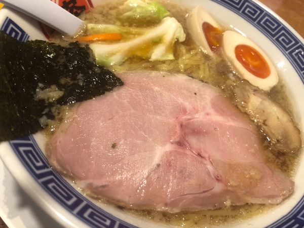 「一茶元味味玉付き」@麺屋 一茶 下妻店の写真