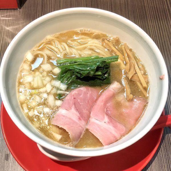 「【気まぐれ限定】魚介と鶏白湯SOBA ￥850」@柳麺 呉田-goden-の写真