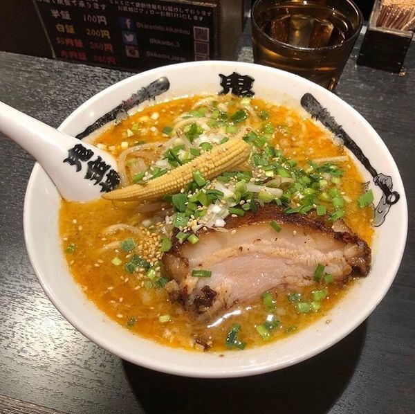 「肉増しカラシビ味噌ラーメン」@カラシビ味噌らー麺 鬼金棒 池袋店の写真