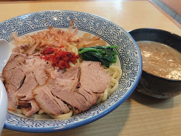 「濃厚つけめん大盛り(＋チャーシュー増し)」@かみの屋の写真