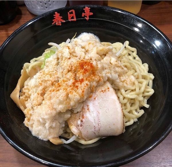 「鶏豚油そば」@油そば専門店 春日亭 池袋本店の写真