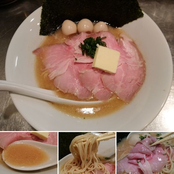 「濃厚明太子塩バターラーメン(限定)  1000円」@さんじの写真