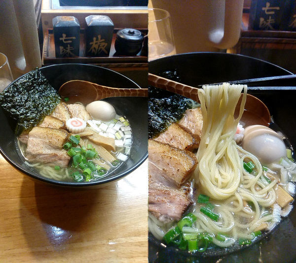 「『塩らぁ麺 中+チャーシュー(￥500+300)』」@仁王の写真