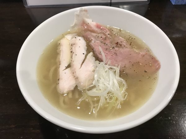 「鶏白湯＋煮干しのラーメン」@Roto Brewery 麺や 天空の写真