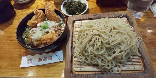 「ミックスつけ麺中盛り850円（水曜日ランチタイム）」@新高揚の写真