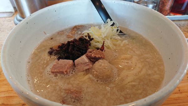 「鴨つくね塩ラーメン」@つけ麺二代目いさおの写真