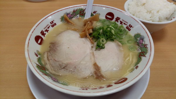 「あっさり+ライスセット」@天下一品 本川越店の写真