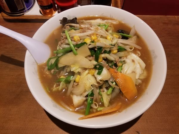 「みそラーメン(大盛)」@かおたんラーメン 赤坂店の写真