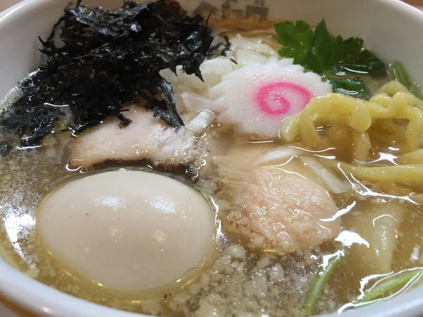 「ワハハ煮干味玉塩そば（850円）」@中華そば ムタヒロ 錦糸町店の写真