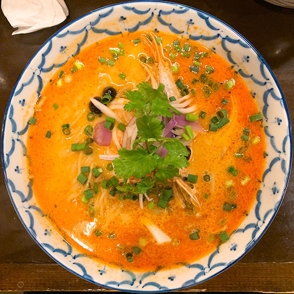 「【12月限定】本気のトムヤムクンラーメン」@づゅる麺 池田の写真