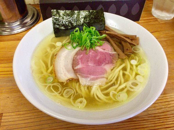 「限定 塩そば & 瓶ビール & チャーシュー増し」@中華蕎麦 サンジの写真