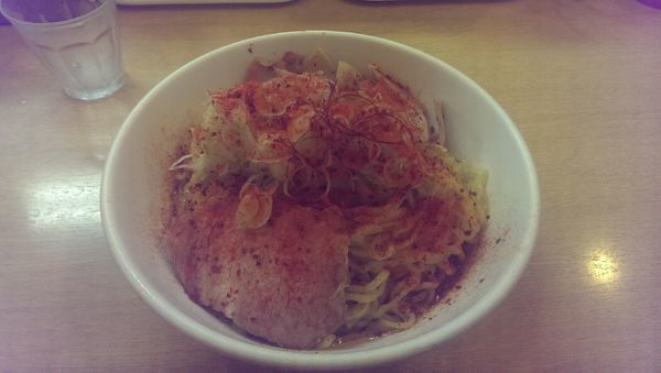 「地獄油そば、ダブル」@味の天徳 柿生店の写真