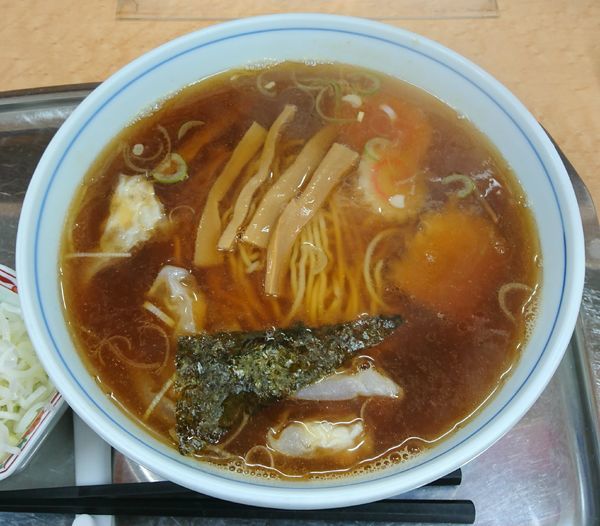 「中華そば(玉1)＋ねぎ」@一ノ割大勝軒の写真