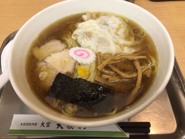 「ワンタン麺880円」@大宮大勝軒の写真