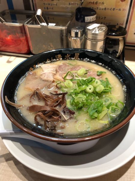 「博多ラーメン600円」@博多ラーメン 弐代目 清水屋の写真