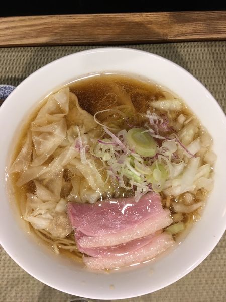 「鴨ワンタン麺」@らーめん 鴨to葱の写真