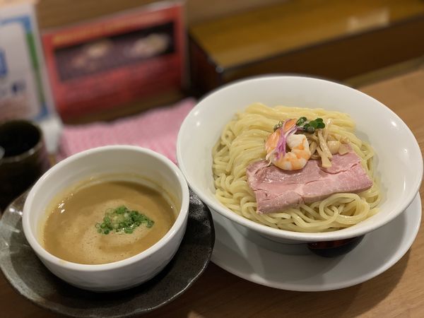「限定オマールつけ麺」@鯛塩そば 灯花 本店の写真