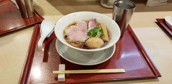 「味玉紀州鴨そば」@燃えよ麺助の写真