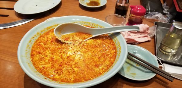 「タンタンメン中辛ニンニクW」@元祖 ニュータンタンメン本舗 追分店の写真