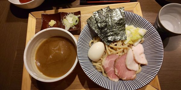 「特製つけ麺並盛り1000円」@長男、もんたいちおの写真