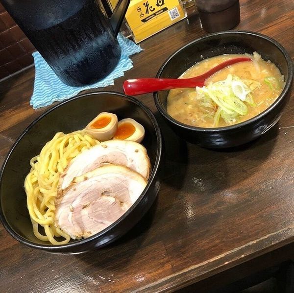 「味玉チャーシューつけ麺」@麺処 花田 池袋店の写真