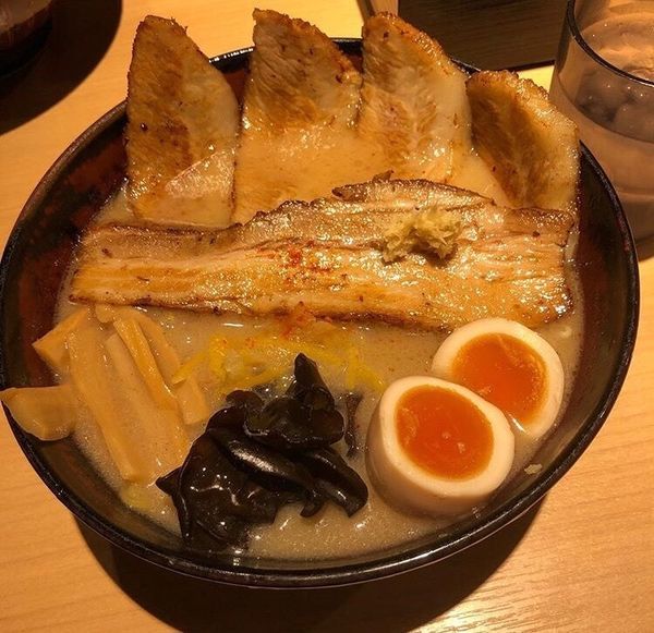 「豚バラチャーシュー味噌ラーメン」@札幌 みその アクアシティお台場店の写真