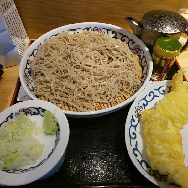 「もりそば&イカ天」@喜乃字屋の写真