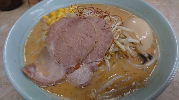 「味噌ラーメン＋味玉」@横浜寺田家ラーメン 白井店の写真