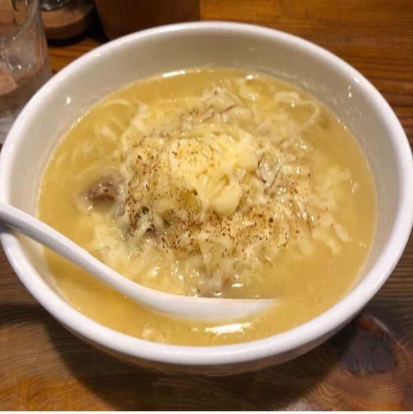 「炙りチーズラーメン」@鶏の穴の写真