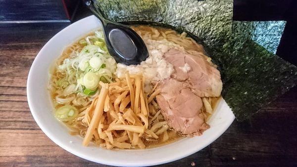 「ラーメン大(身入り)+海苔」@手打ち中華そば 酒田 平間店の写真